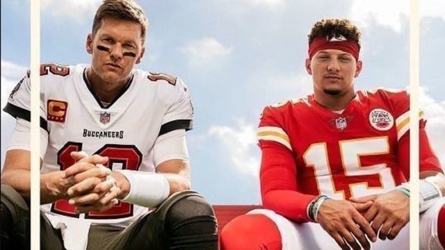 Brady, Mahomes on Madden 22 cover