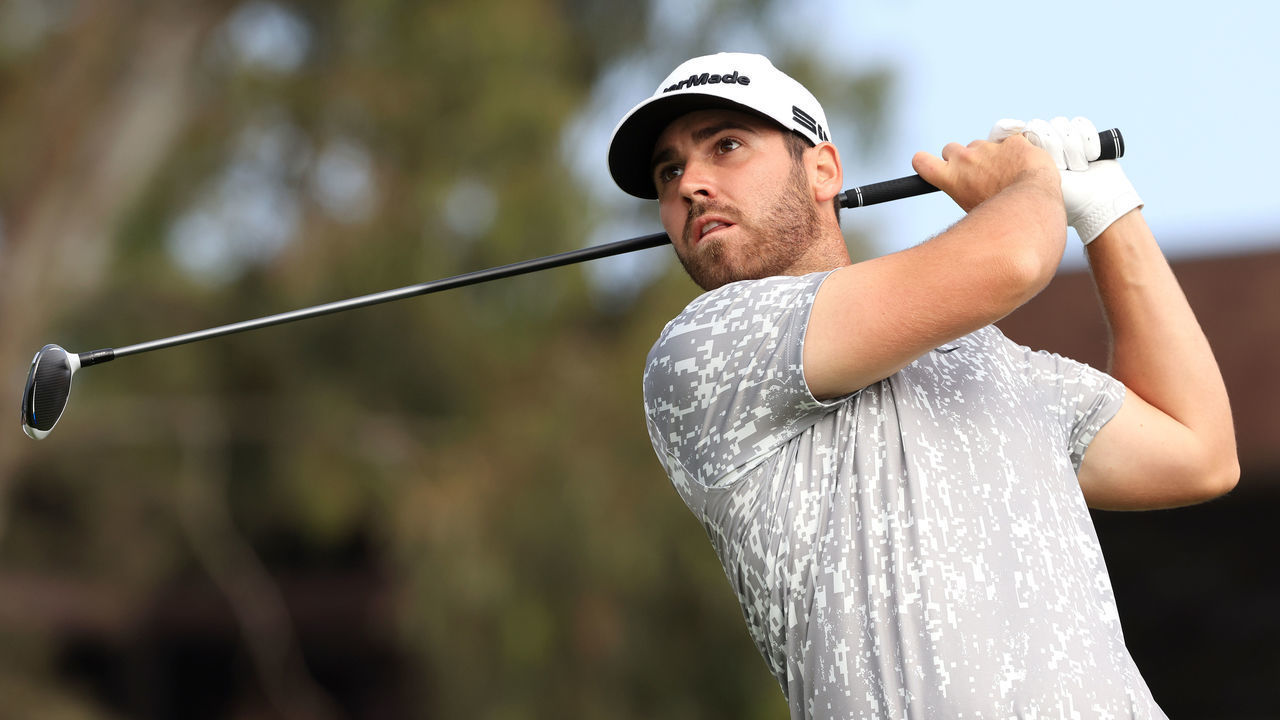 SAN DIEGO, CALIFORNIA - JUNE 18: Matthew Wolff of the United States plays his shot from the 14th tee during the second round of the 2021 U.S. Open at Torrey Pines Golf Course (South Course) on June 18, 2021 in San Diego, California.