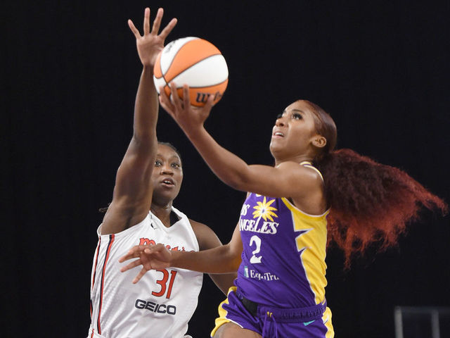 WNBA: Te'a Cooper, Los Angeles Sparks defeat Washington Mystics - Swish  Appeal