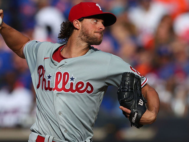 Pitcher Aaron Nola of the Philadelphia Phillies delivers a pitch News  Photo - Getty Images