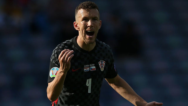 GLASGOW, SCOTLAND - JUNE 18: Ivan Perisic of Croatia reacts during the UEFA Euro 2020 Championship Group D match between Croatia and Czech Republic at Hampden Park on June 18, 2021 in Glasgow, Scotland.