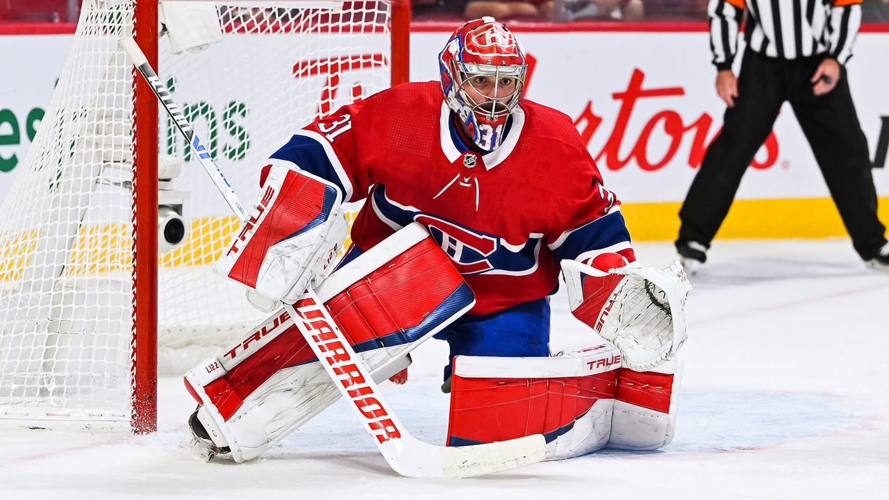 MONTREAL, QC - JUNE 20: Montreal Canadiens goalie Carey Price (31) tracks the play during the NHL Stanley Cup Playoffs Semifinals game 4 between the Las Vegas Golden Knights versus the Montreal Canadiens on June 20, 2021, at Bell Centre in Montreal, QC
