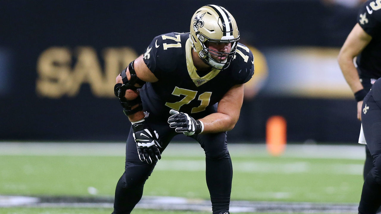 NEW ORLEANS, LOUISIANA - DECEMBER 16: Ryan Ramczyk #71 of the New Orleans Saints in action against the Indianapolis Colts during a game at the Mercedes Benz Superdome on December 16, 2019 in New Orleans, Louisiana.