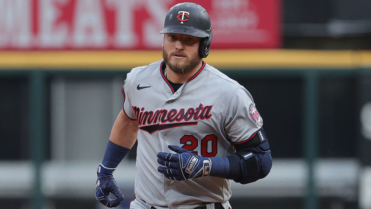 CHICAGO, ILLINOIS - JUNE 29: Josh Donaldson #20 of the Minnesota Twins runs the bases after hitting a two run home run in the 1st inning against the Chicago White Sox at Guaranteed Rate Field on June 29, 2021 in Chicago, Illinois.