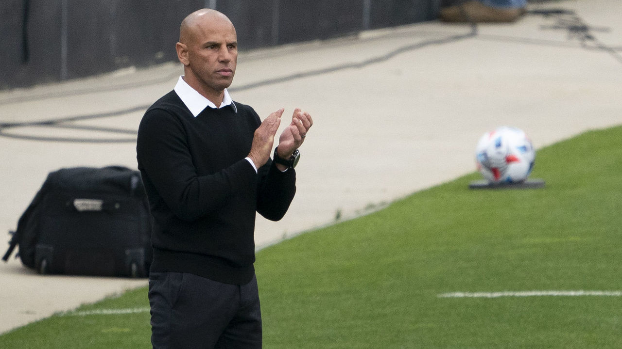 COLUMBUS, OH - MAY 29: Toronto FC Head Coach Chris Armas during the game between the Columbus Crew and the Toronto FC at Historic Crew Stadium in Columbus, Ohio on May 29, 2021.