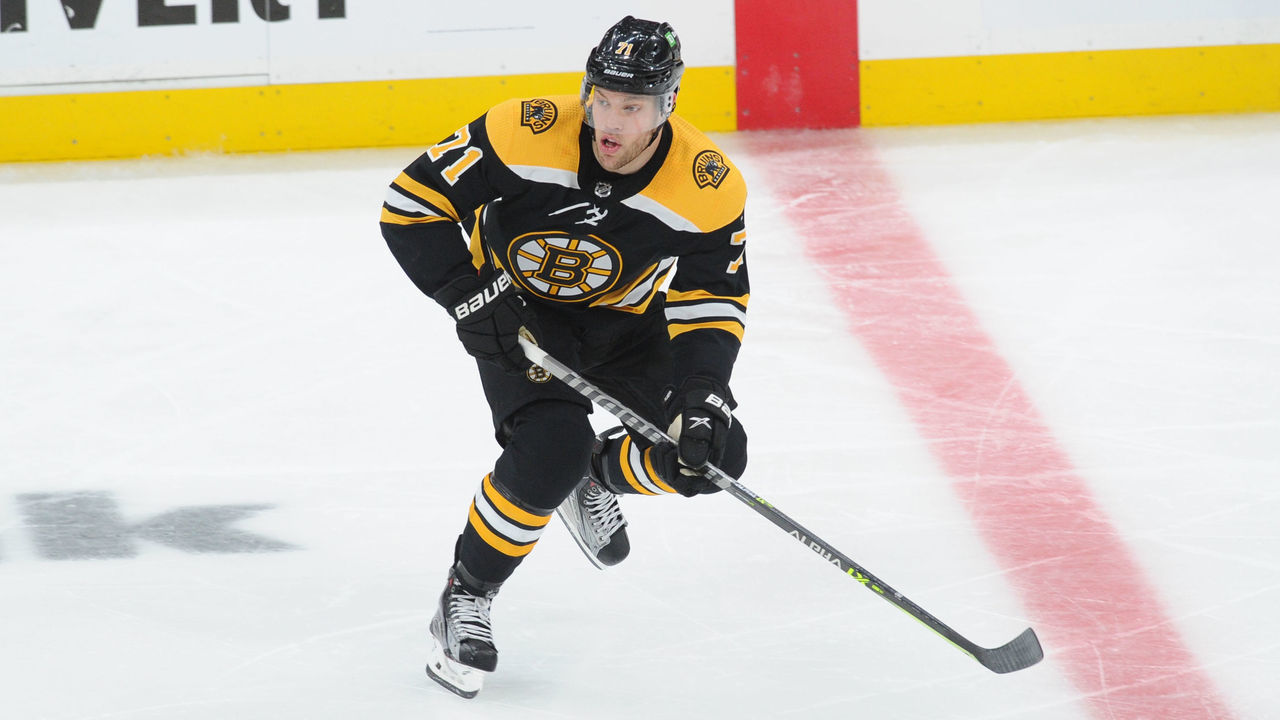 BOSTON, MA - MAY 29: Taylor Hall #71 of the Boston Bruins skates against the New York Islanders in Game One of the Second Round of the 2021 Stanley Cup Playoffs at the TD Garden on May 29, 2021 in Boston, Massachusetts.