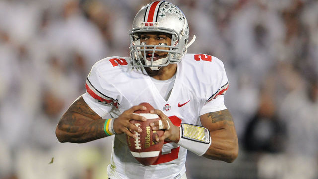 STATE COLLEGE, PA - NOVEMBER 7: Terrelle Pryor #2 of the Ohio State Buckeyes at Beaver Stadium on November 7, 2009 in State College, Pennsylvania.