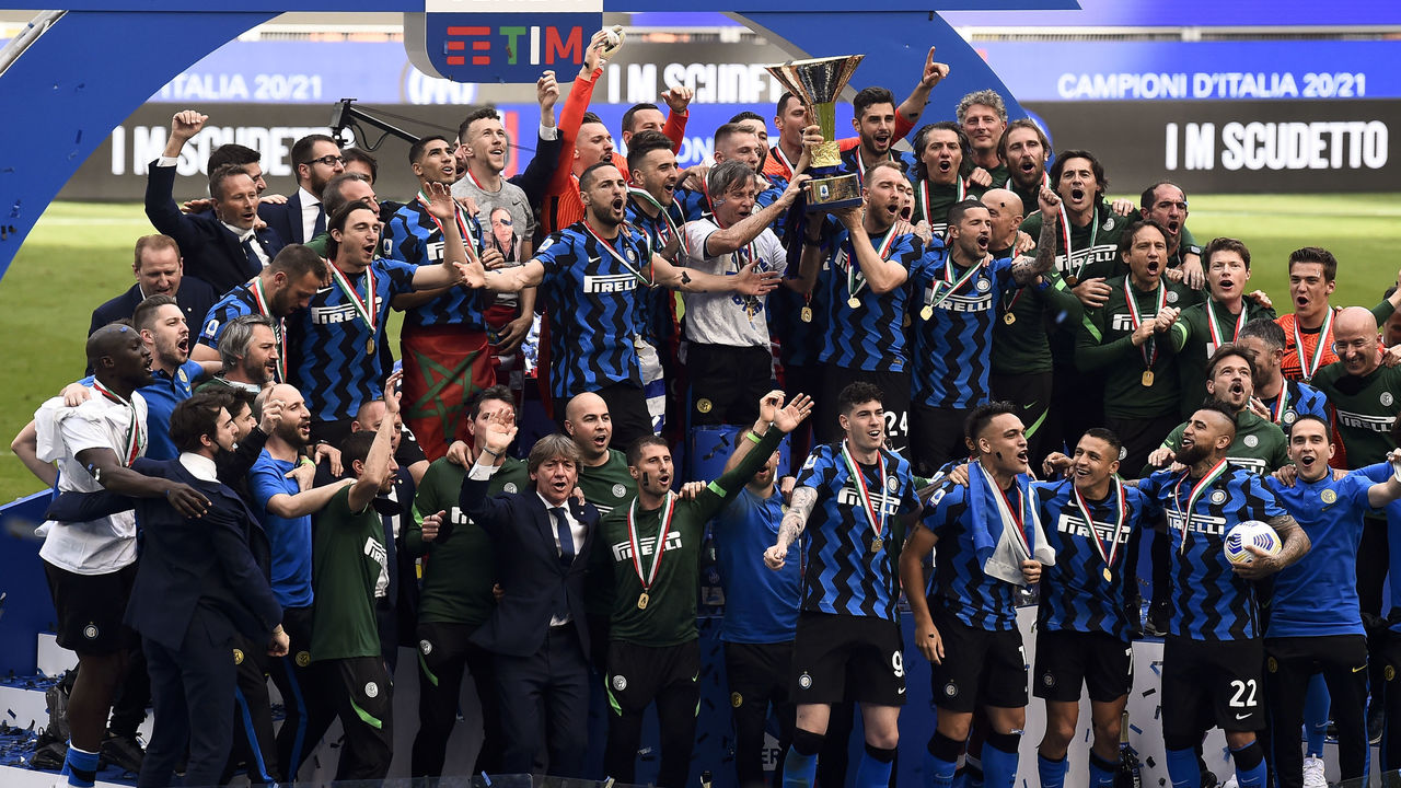 Inter Milan serie A champions 2021
