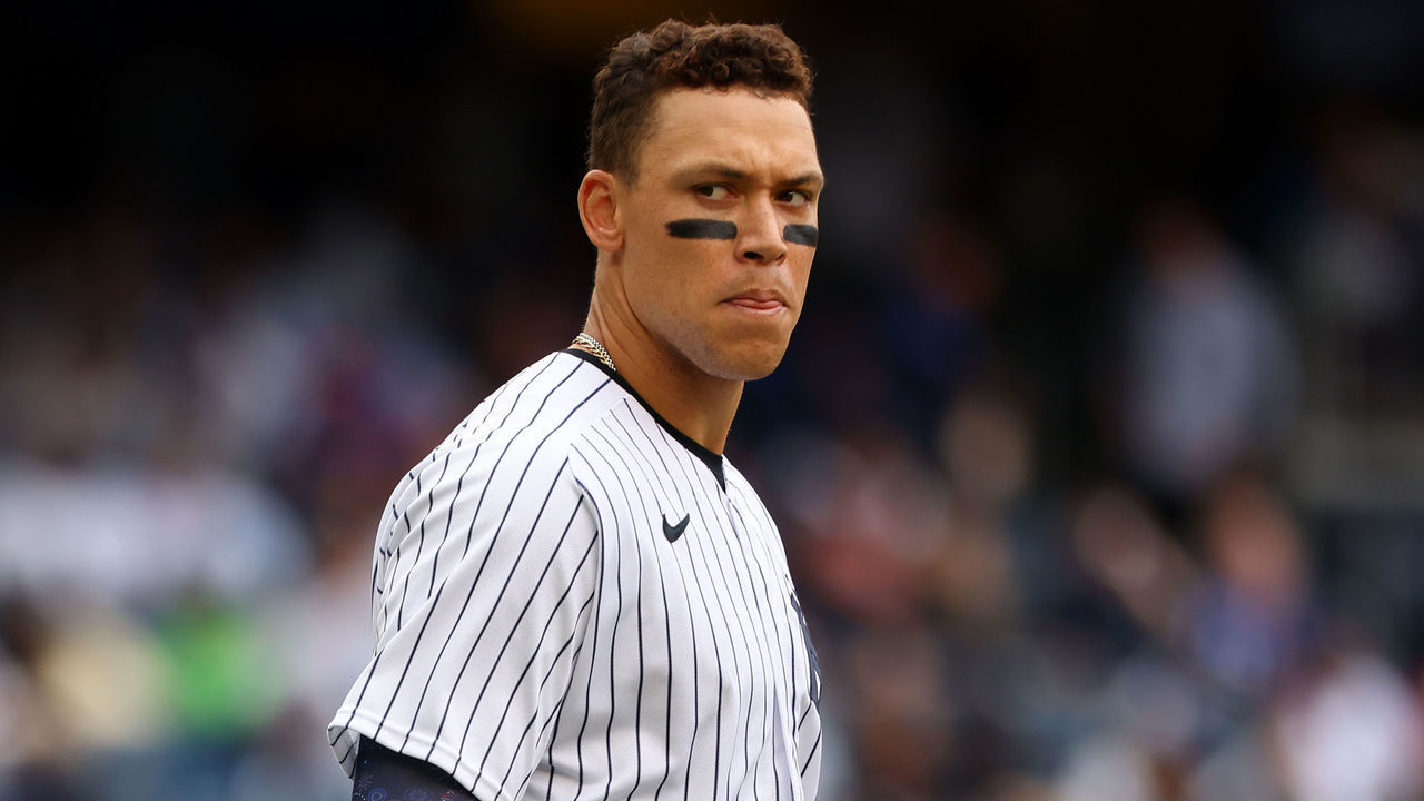 NEW YORK, NY - JULY 03: Aaron Judge #99 of the New York Yankees in action against the New York Mets during a game at Yankee Stadium on July 3, 2021 in New York City.