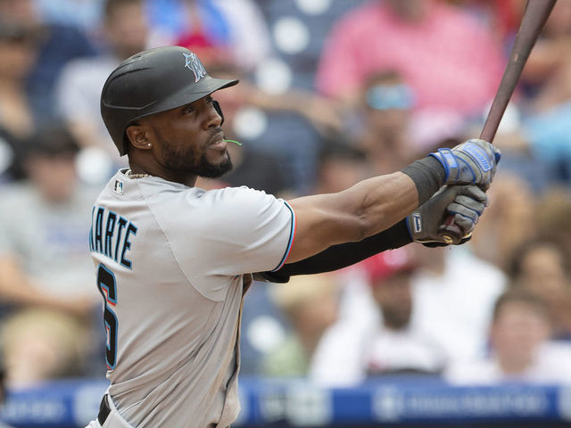 Getty Images - Starling Marte #6 of the Miami Marlins