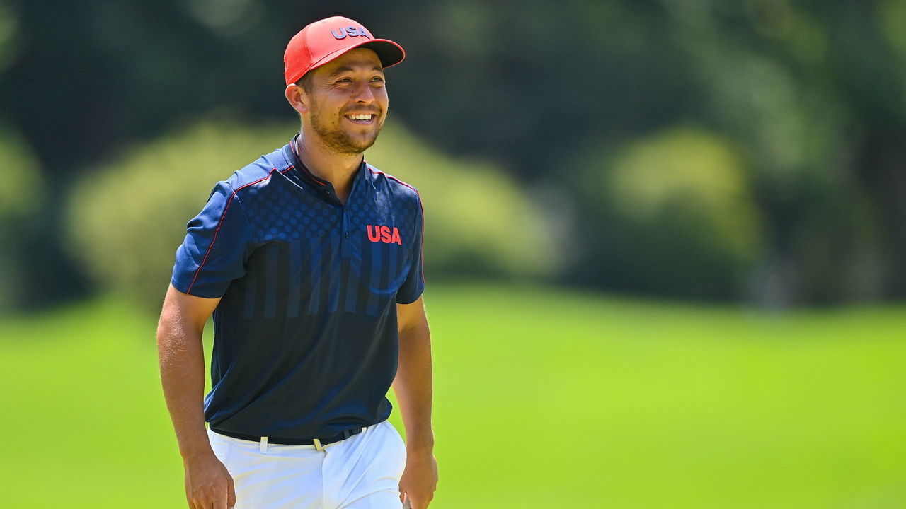 Saitama , Japan - 1 August 2021; Xander Schauffele of USA during round 4 of the men's individual stroke play at the Kasumigaseki Country Club during the 2020 Tokyo Summer Olympic Games in Kawagoe, Saitama, Japan.