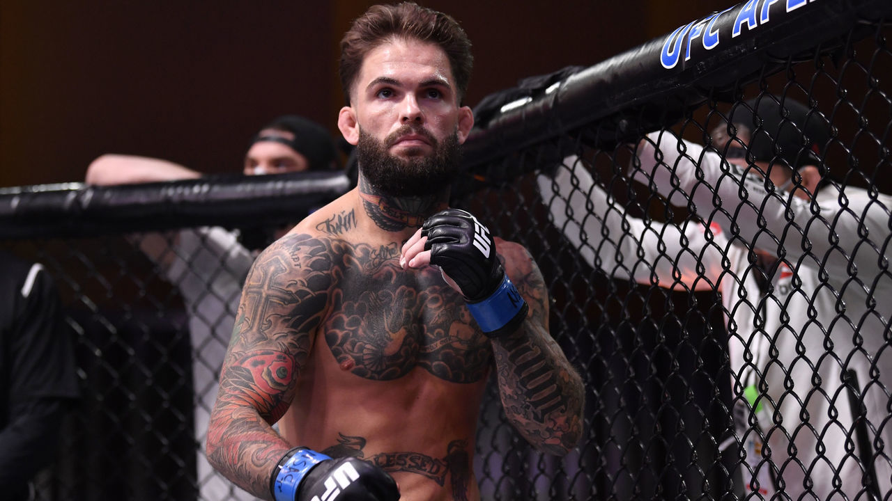 LAS VEGAS, NEVADA - JUNE 06: Cody Garbrandt prepares to fight Raphael Assuncao in their bantamweight bout during the UFC 250 event at UFC APEX on June 06, 2020 in Las Vegas, Nevada.