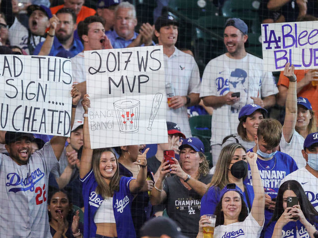 Houston Astros Banner, Los Angeles Dodgers