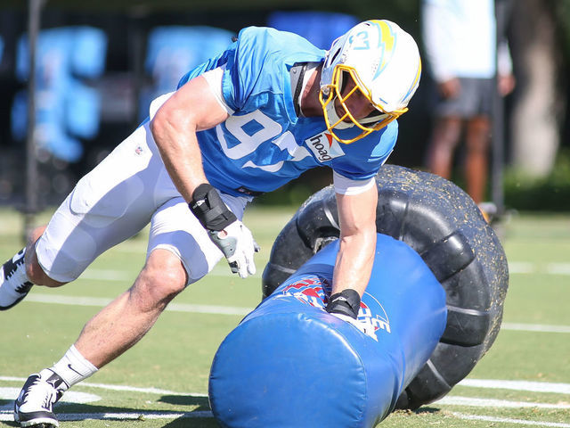 Chargers defensive end Joey Bosa to practice this week