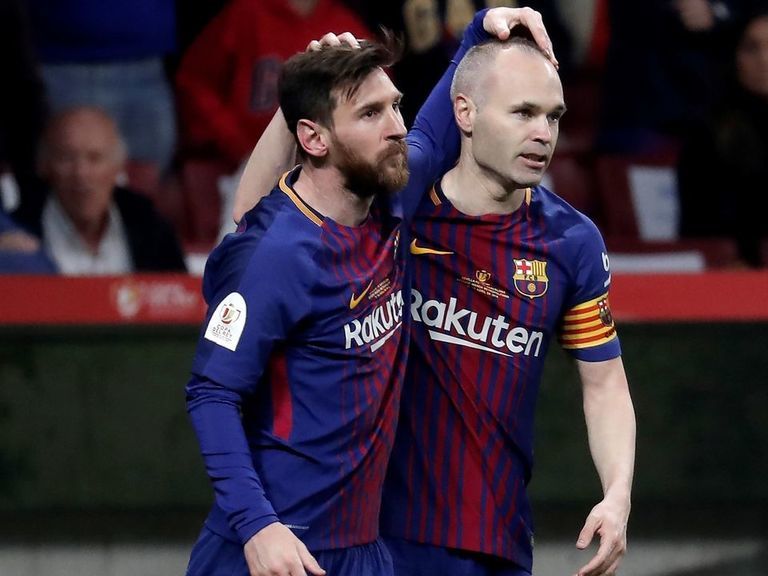 Iniesta Difficult to see Messi in another club s shirt