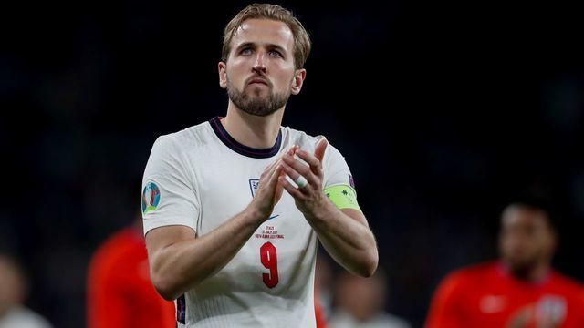 England's Harry Kane reacts after the final between England and Italy at the UEFA EURO 2020 in London, England, on July 11, 2021.