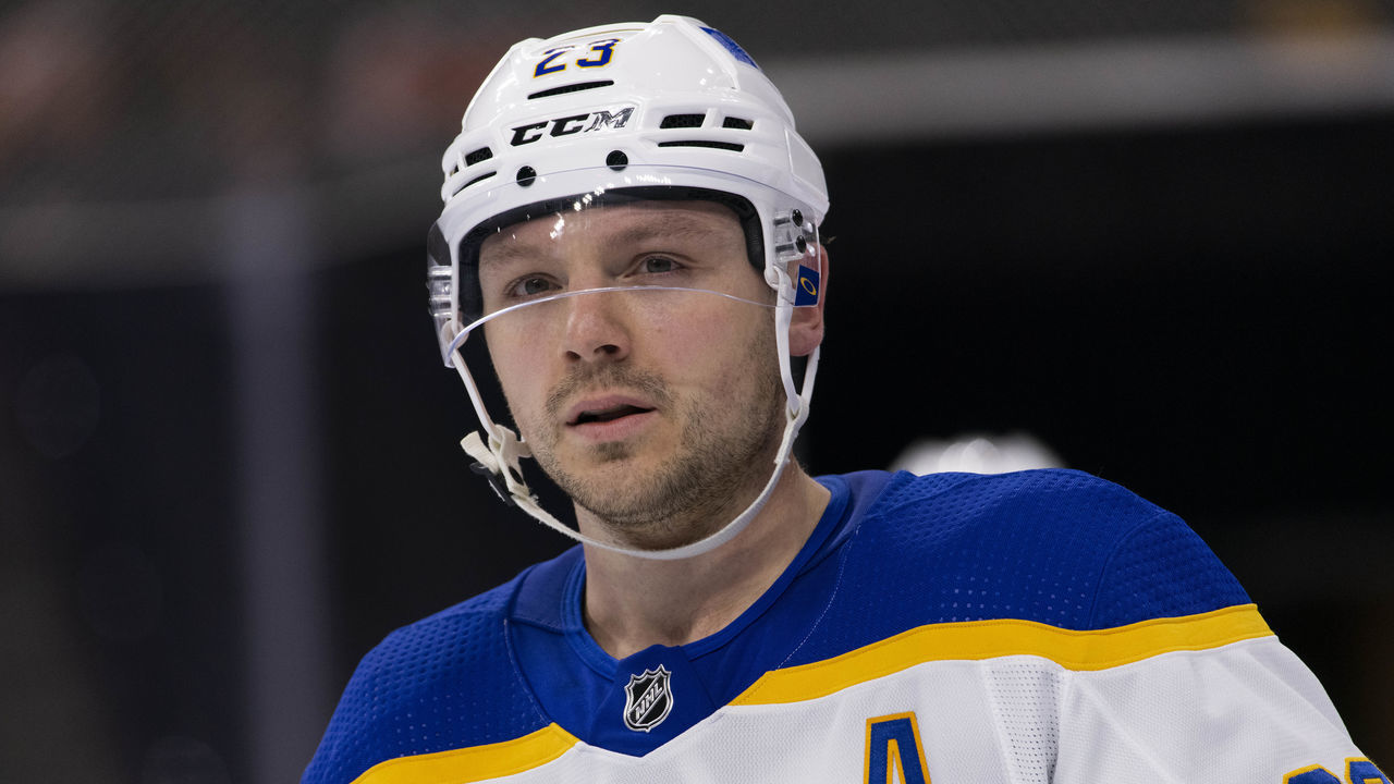 PHILADELPHIA, PA - MARCH 09: Buffalo Sabres Right Wing Sam Reinhart (23) looks on in the third period during the game between the Buffalo Sabres and Philadelphia Flyers on March 09, 2021 at Wells Fargo Center in Philadelphia, PA.