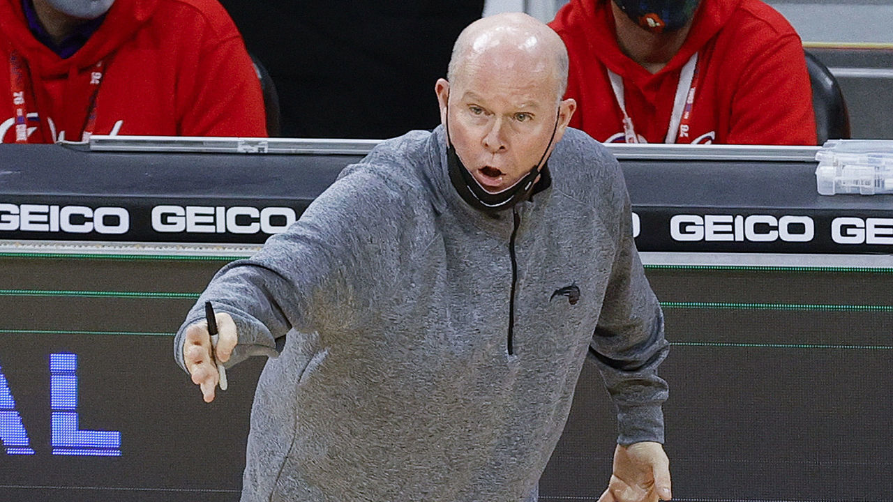 PHILADELPHIA, PENNSYLVANIA - MAY 14: Head coach Steve Clifford of the Orlando Magic calls to players during the second quarter against the Philadelphia 76ers at Wells Fargo Center on May 14, 2021 in Philadelphia, Pennsylvania.