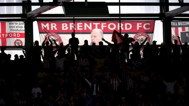 A general view fans before the Pre-Season Friendly match at Brentford Community Stadium, London. Picture date: Saturday August 7, 2021.