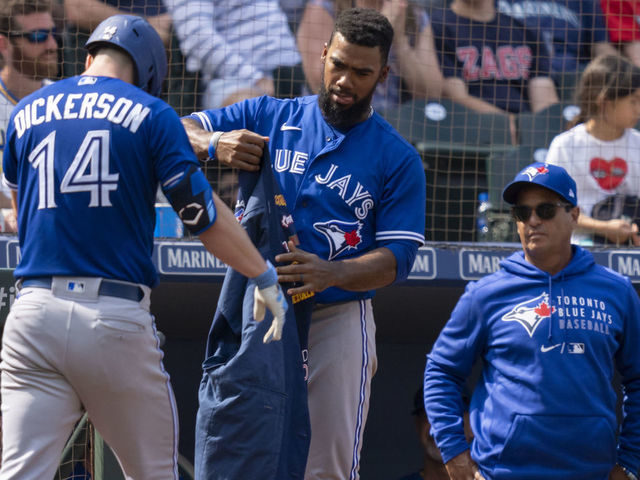 Jays' Teoscar Hernandez goes big, then goes home after two-homer