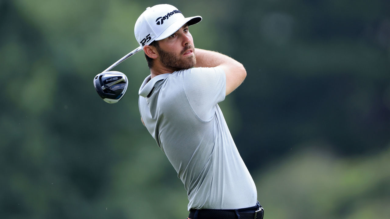 MEMPHIS, TENNESSEE - AUGUST 07: Matthew Wolff plays his shot from the third tee during the third round of the FexEx St. Jude Invitational at TPC Southwind on August 07, 2021 in Memphis, Tennessee.