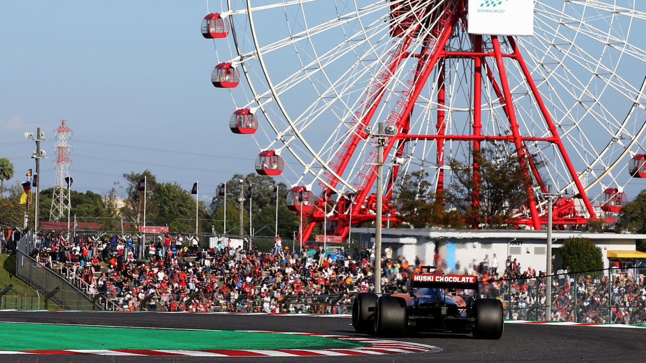 SUZUKA, JAPAN - OCTOBER 13: Carlos Sainz of Spain driving the (55) McLaren F1 Team MCL34 Renault on track during the F1 Grand Prix of Japan at Suzuka Circuit on October 13, 2019 in Suzuka, Japan.