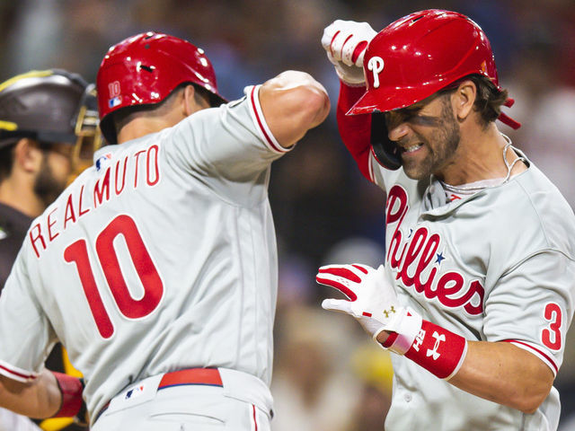 Phillies 4, Padres 3: The Philadelphia Phillies are going to the