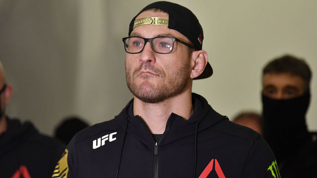 LAS VEGAS, NEVADA - MARCH 27: Stipe Miocic arrives prior to his fight during the UFC 260 event at UFC APEX on March 27, 2021 in Las Vegas, Nevada.