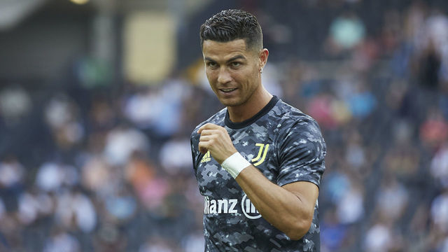 UDINE, ITALY - AUGUST 22: Cristiano Ronaldo of Juventus looks on prior to the Serie A match between Udinese Calcio v Juventus at Dacia Arena on August 22, 2021 in Udine, Italy.