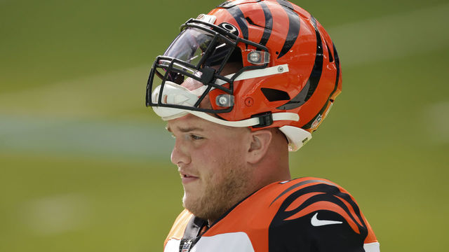 MIAMI GARDENS, FLORIDA - DECEMBER 06: Billy Price #53 of the Cincinnati Bengals looks on against the Miami Dolphins at Hard Rock Stadium on December 06, 2020 in Miami Gardens, Florida.
