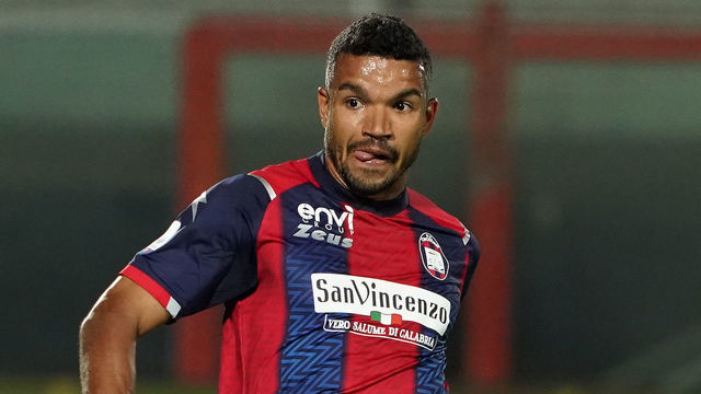 Junior Messias of Fc Crotone during the Serie A match between Fc Crotone and Acf Fiorentina on May 22, 2021 stadium "Ezio Scida" in Crotone, Italy