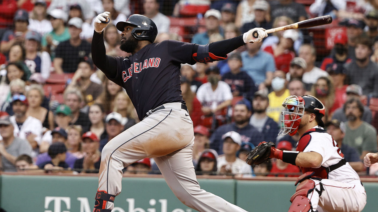 OUT OF THE STADIUM! Franmil Reyes launches INSANE homer out of Indian's  park! 