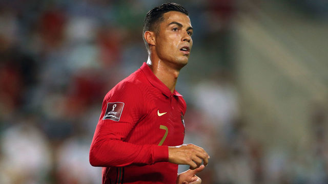 Portugal's Cristiano Ronaldo during the 2022 FIFA World Cup Qualifying match at the Estadio Algarve, Portugal. Picture date: Wednesday September 1, 2021.