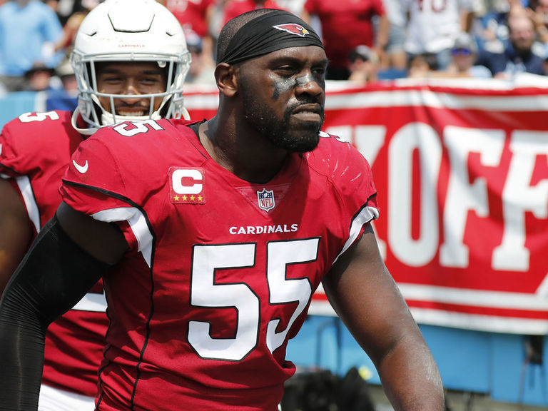 Chandler Jones ties Cardinals' single-game sack record vs. Titans