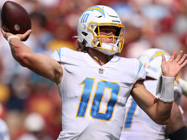 Los Angeles Chargers at Washington Football Team on September 12, 2021