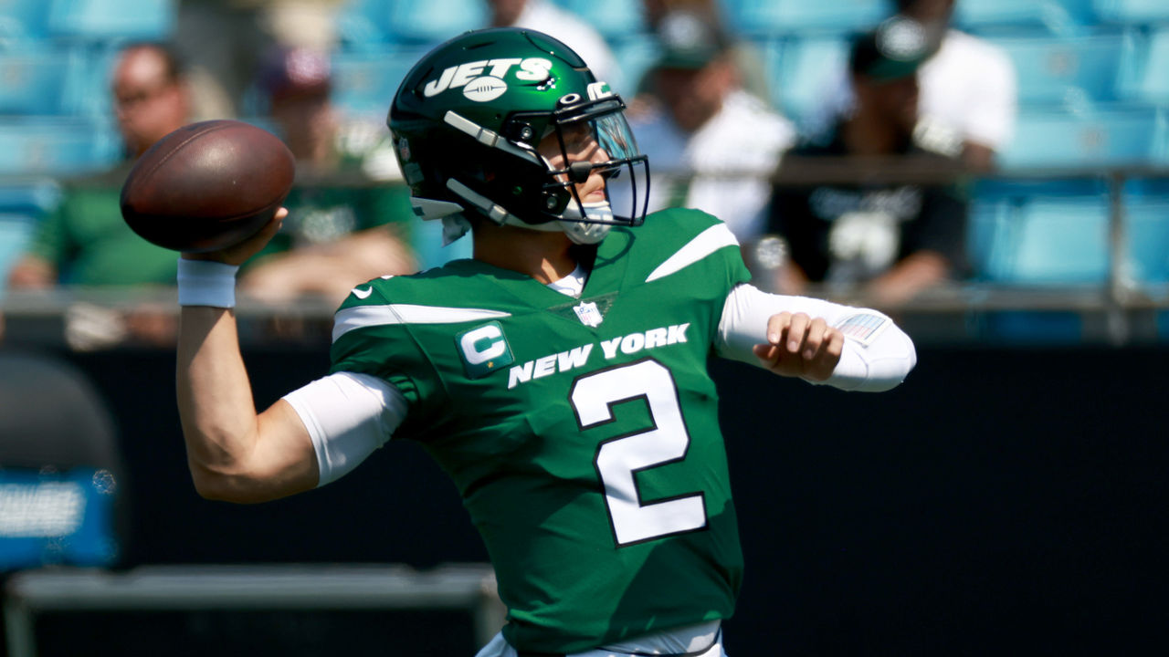 Jets QB Wilson shows toughness, 'moxie' in loss to Panthers