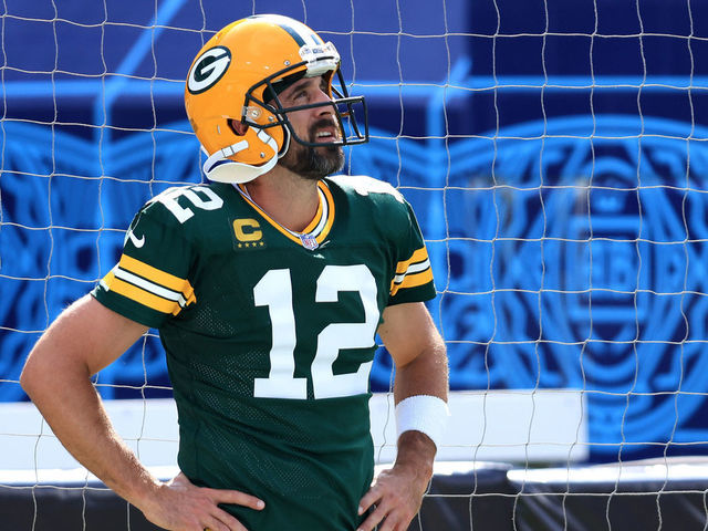 What's Green Bay Packers QB Aaron Rodgers' record in Florida games?