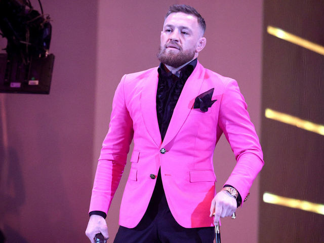 Conor mcgregor pink store shirt