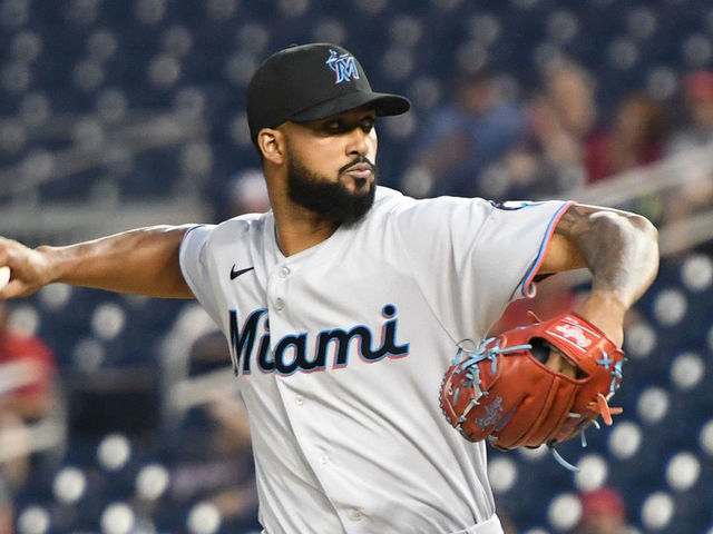 National League Cy Young Award Winner Sandy Alcantara of the Miami News  Photo - Getty Images