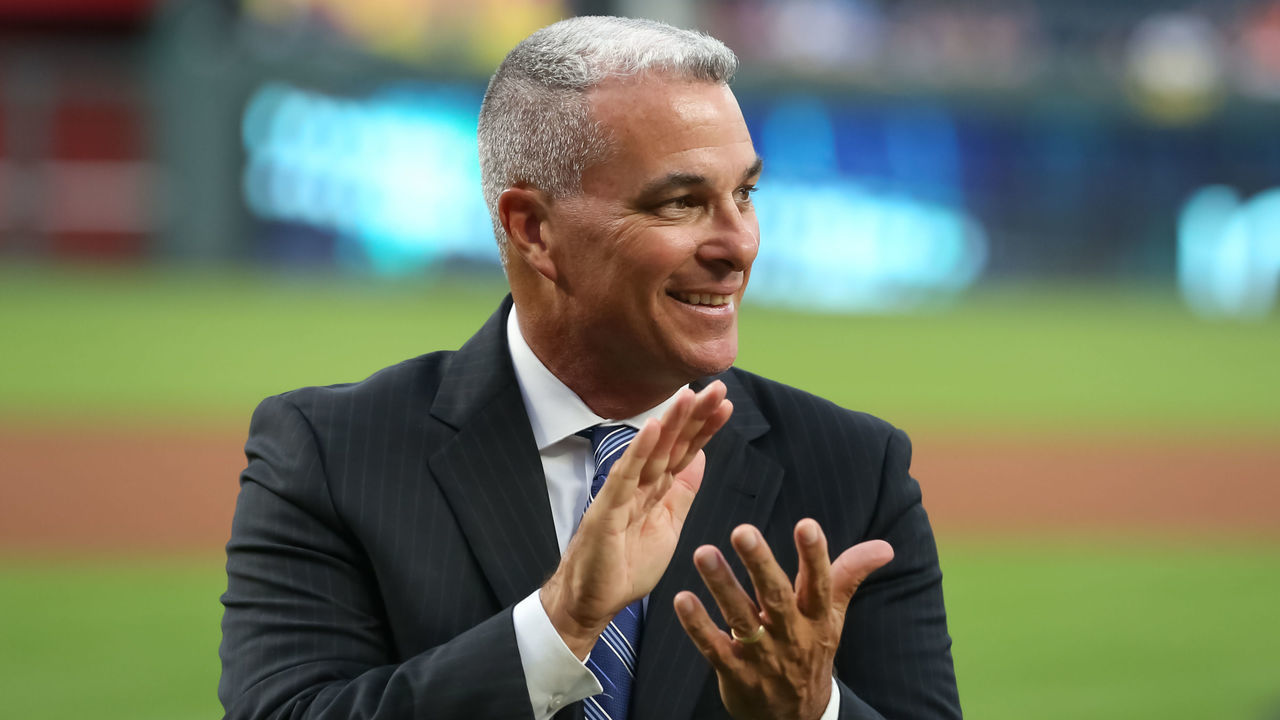 KANSAS CITY, MO - SEPTEMBER 13: Kansas City Royals general manager Dayton Moore before an MLB baseball game between the Houston Astros and Kansas City Royals on September 13, 2019 at Kauffman Stadium in Kansas City, MO.