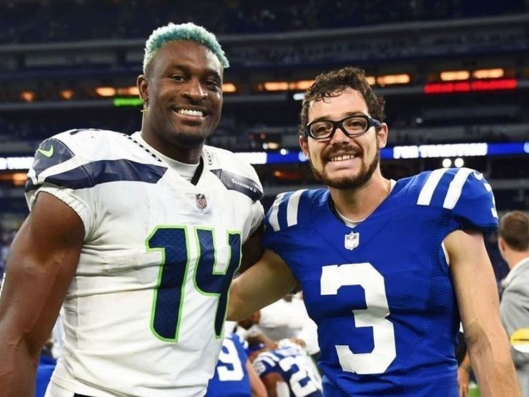 Seahawks' Metcalf, Colts' Blankenship meet after viral tweet