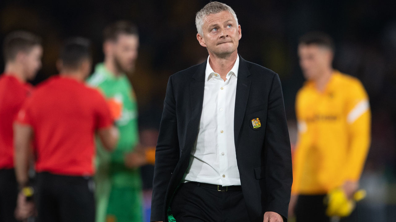 BERN, SWITZERLAND - SEPTEMBER 14: Manchester United Manager Ole Gunnar Solskjær shows dejection after the UEFA Champions League group F match between BSC Young Boys and Manchester United at Stadion Wankdorf on September 14, 2021 in Bern, Switzerland.