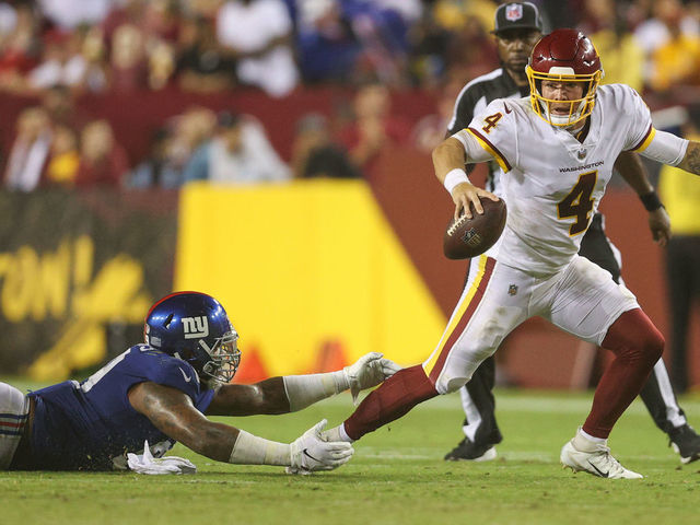 Taylor Heinicke getting his kicks with NFL victories