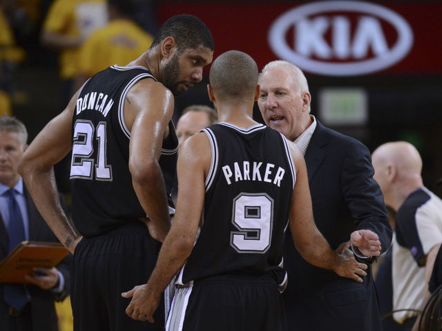 Gregg Popovich 'can't wait to tell' Tony Parker, Tim Duncan they tied for 12th in MVP votes