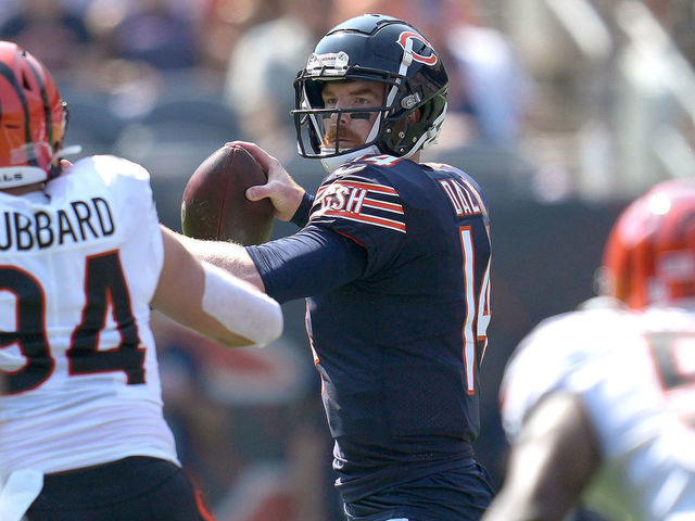 Bears say Andy Dalton, who reportedly suffered bone bruise in knee, will  start vs. Browns if healthy: NFL news roundup 