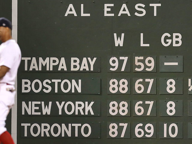 How once-tied Yankees and Red Sox became miles apart in AL East standings