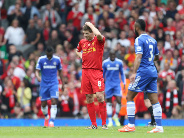 PHOTO: Young Manchester City fan trolls Steven Gerrard over infamous slip