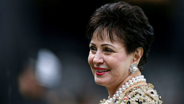 NEW ORLEANS, LOUISIANA - JANUARY 05: New Orleans Saints owner Gayle Benson looks on during the NFC Wild Card Playoff game against the Minnesota Vikings at Mercedes Benz Superdome on January 05, 2020 in New Orleans, Louisiana.