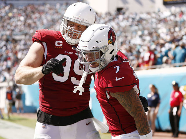 JACKSONVILLE, FL - SEPTEMBER 26: Arizona Cardinals wide receiver