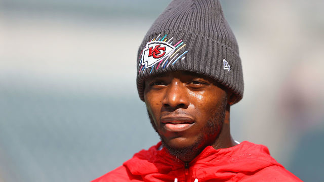 PHILADELPHIA, PENNSYLVANIA - OCTOBER 03: Wide receiver Josh Gordon #19 of the Kansas City Chiefs walks off the field before taking on the Philadelphia Eagles at Lincoln Financial Field on October 03, 2021 in Philadelphia, Pennsylvania.